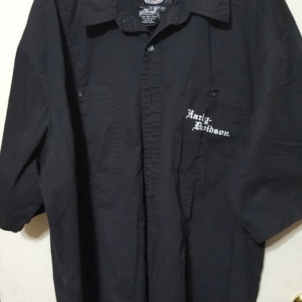 Harley Davidson button down 3XL